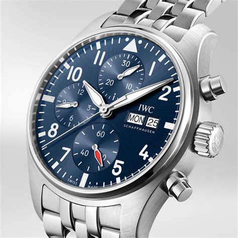 iwc blue watch.